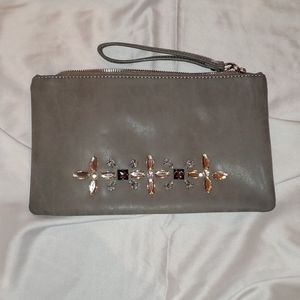 Grey wristlet